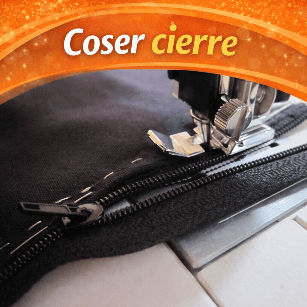 Coser cierre
